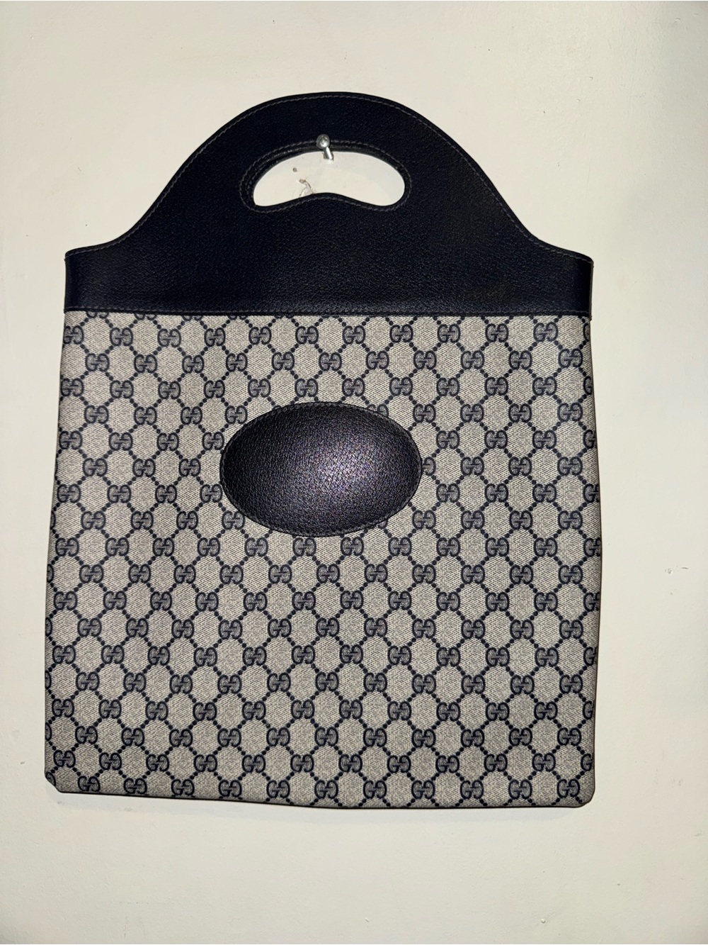 Vintage GUCCi GG Monogram Bag/Foldable Clutch/Tote